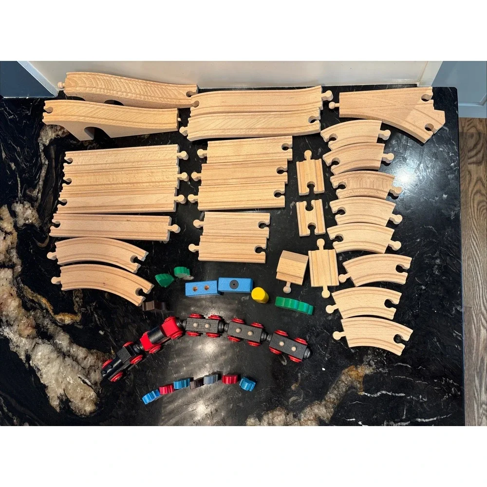Brio 33135 Wooden Train Set Sweden Complete READ